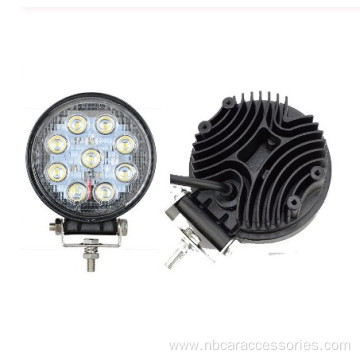 Round Square LED Work Light Bar Roof